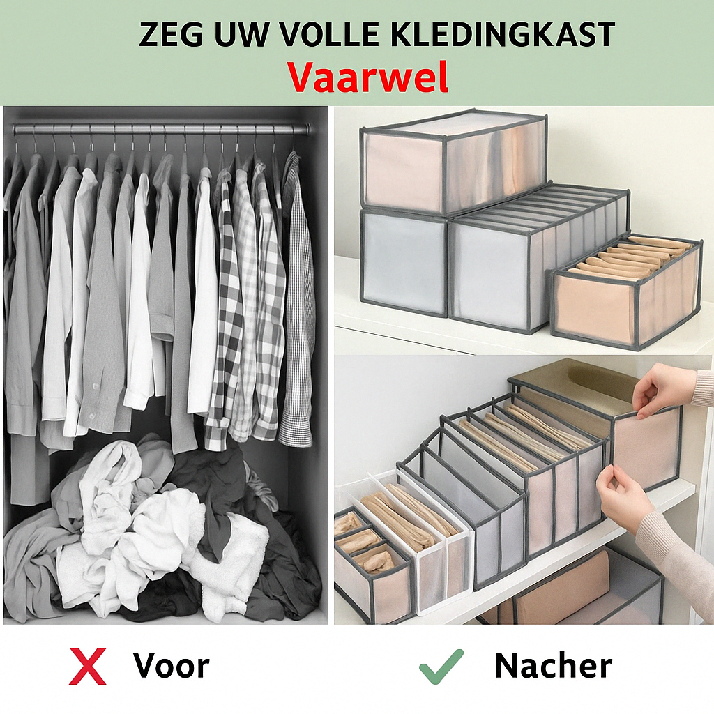 Multi Grid Organizer™ - Intelligente Ruimtebesparende Oplossing