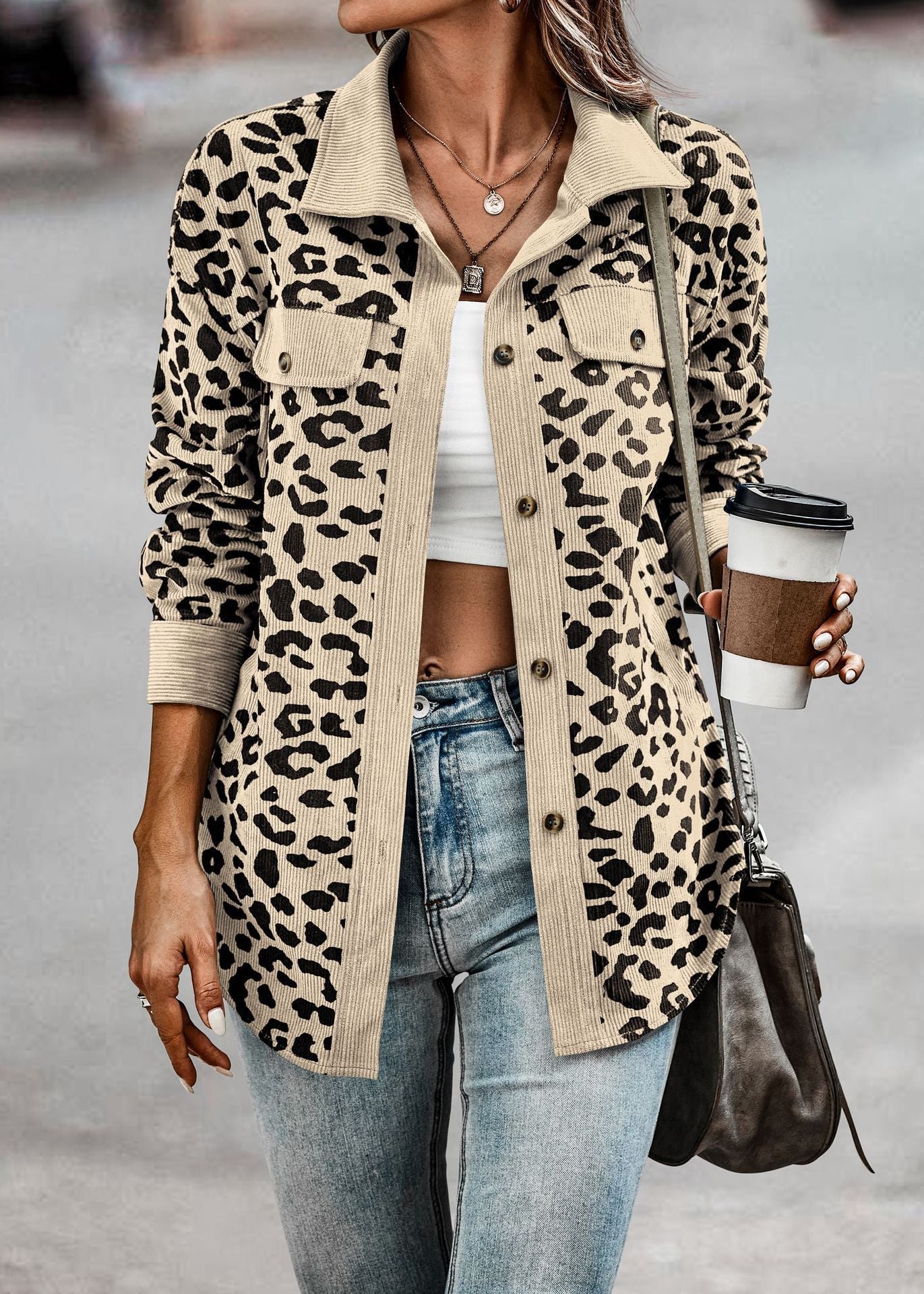 Olivia™ - Jungle Chic Luipaard Jasje