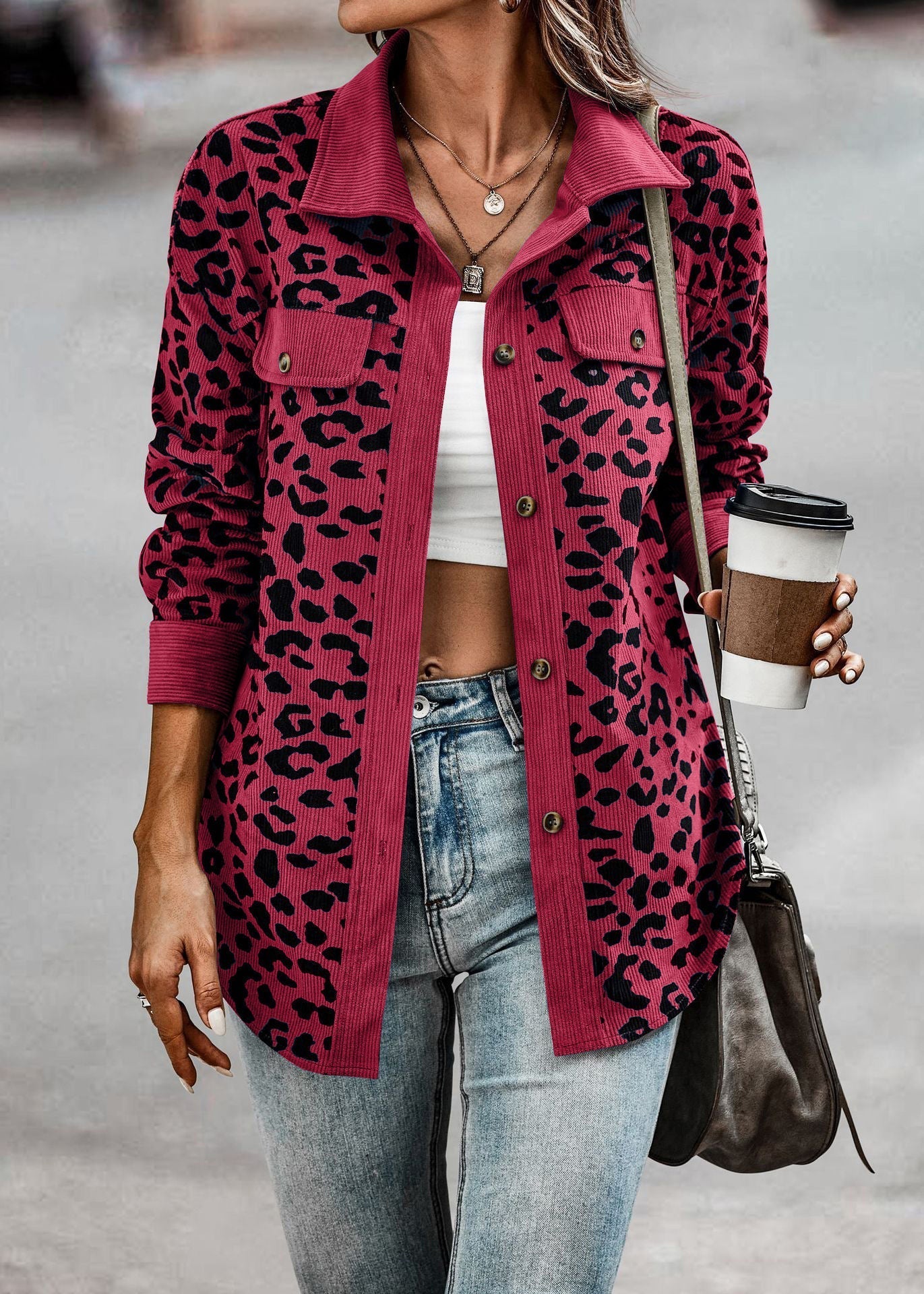 Olivia™ - Jungle Chic Luipaard Jasje