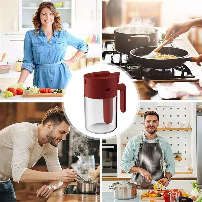 SpicePro™ – 2-in-1 glazen kruidenpotjes met lepel