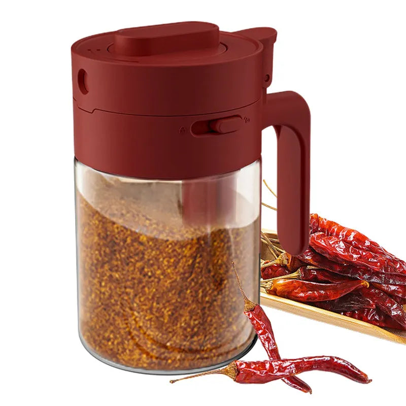 SpicePro™ – 2-in-1 glazen kruidenpotjes met lepel