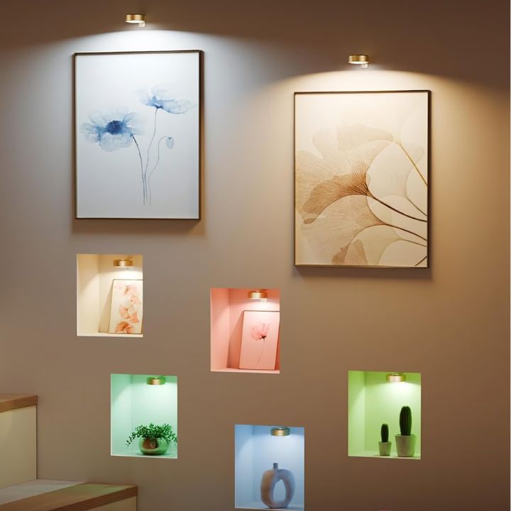 1+1 GRATIS | LumiMag™ Magnetische LED-Wandlamp voor Foto's