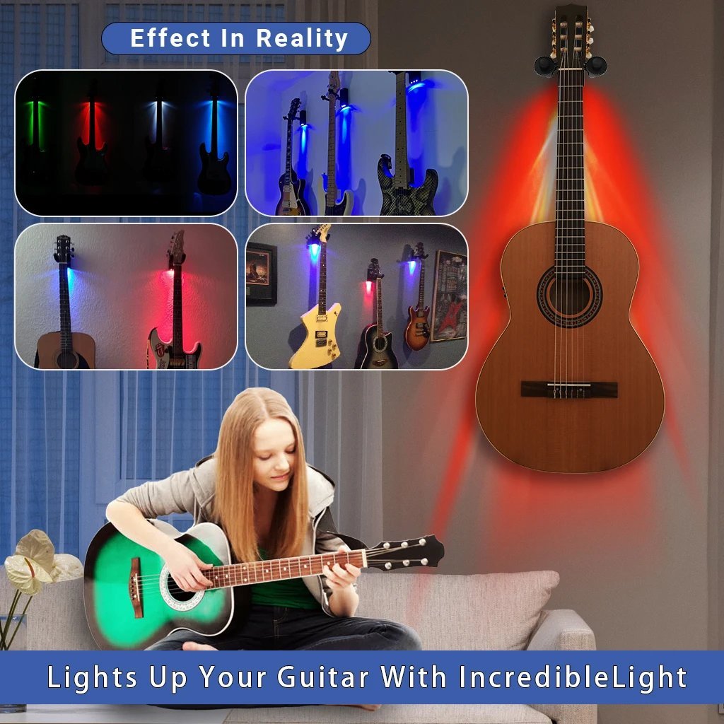 GlowStand™ - LED-gitaarstandaard