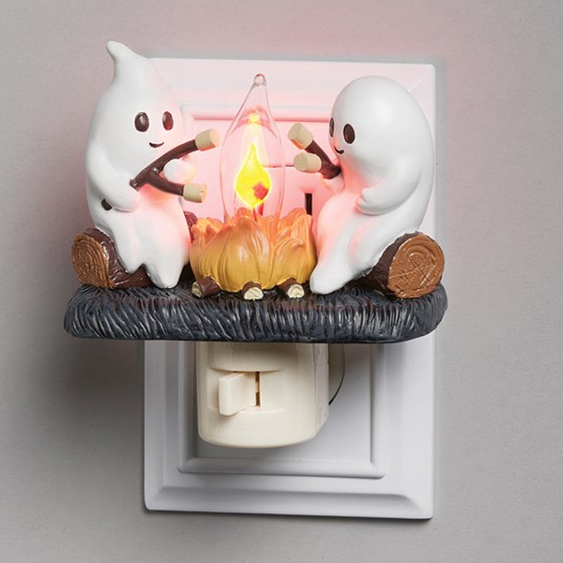 Spooklight™ - Schattig Spooknachtlampje met Flikkerend Kampvuureffect