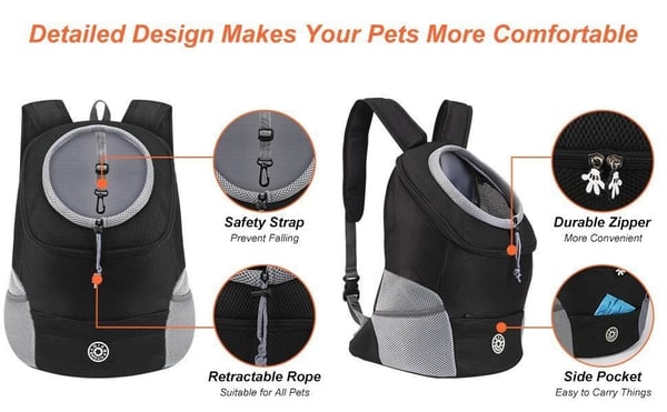 PawVentura™ - Ademende Hondendraagzak