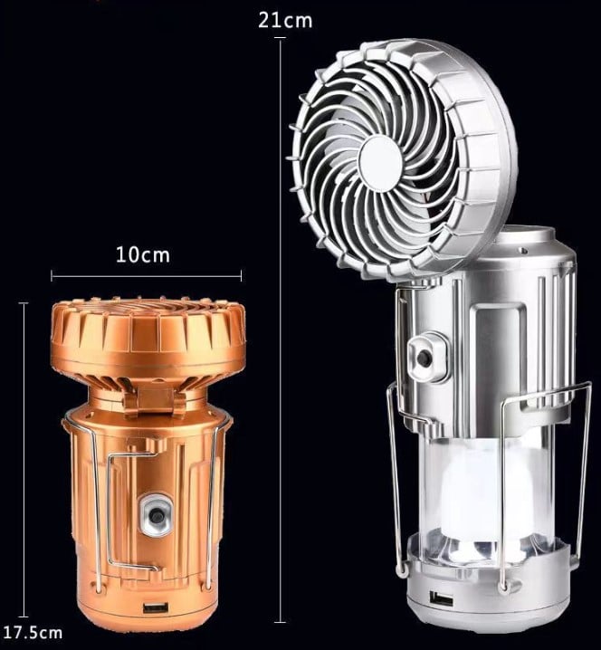 Solari™ - 6 in 1 Draagbare Zonne-LED Campinglamp