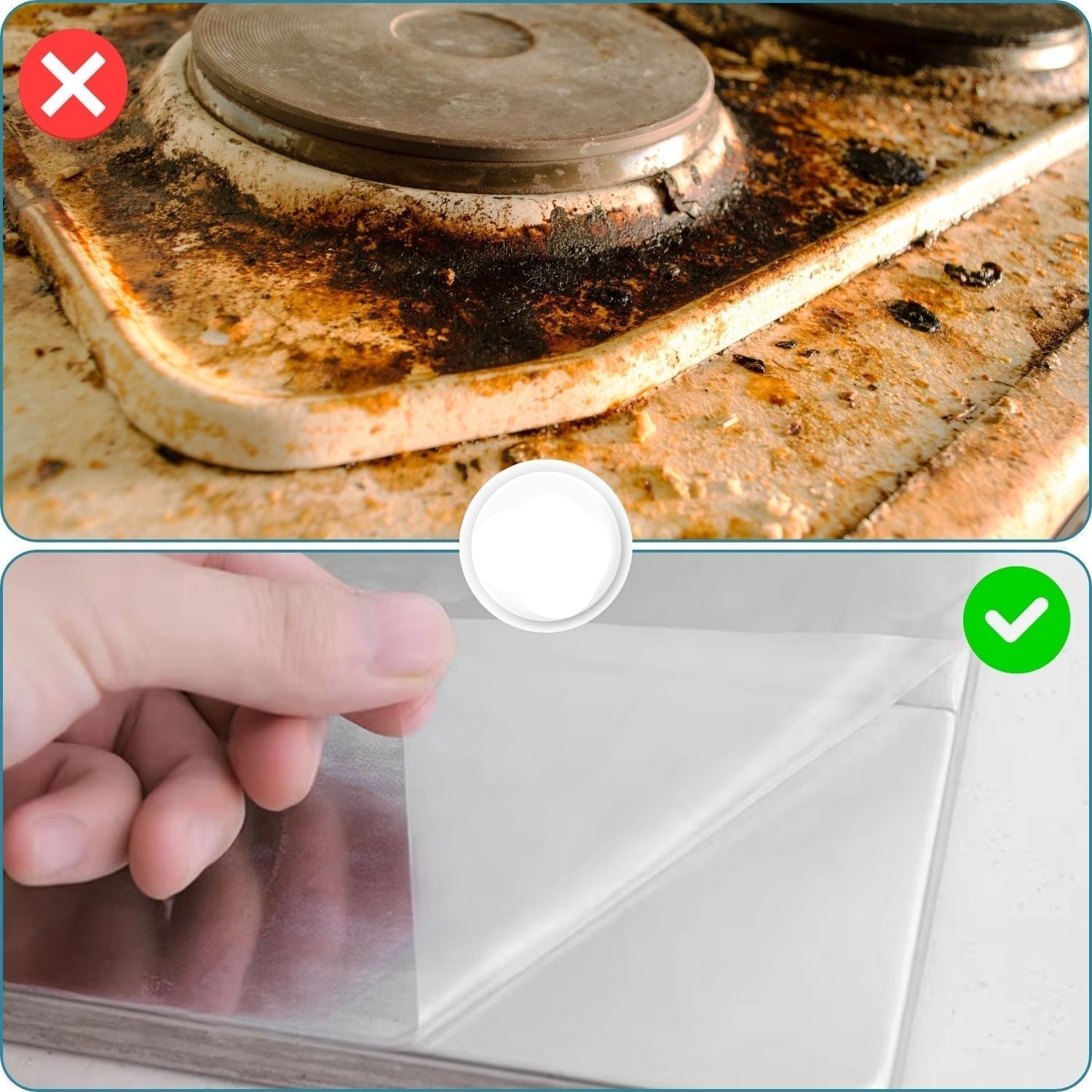 SpotGuard™ – Transparante, Olie-afstotende Muursticker Voor De Keuken