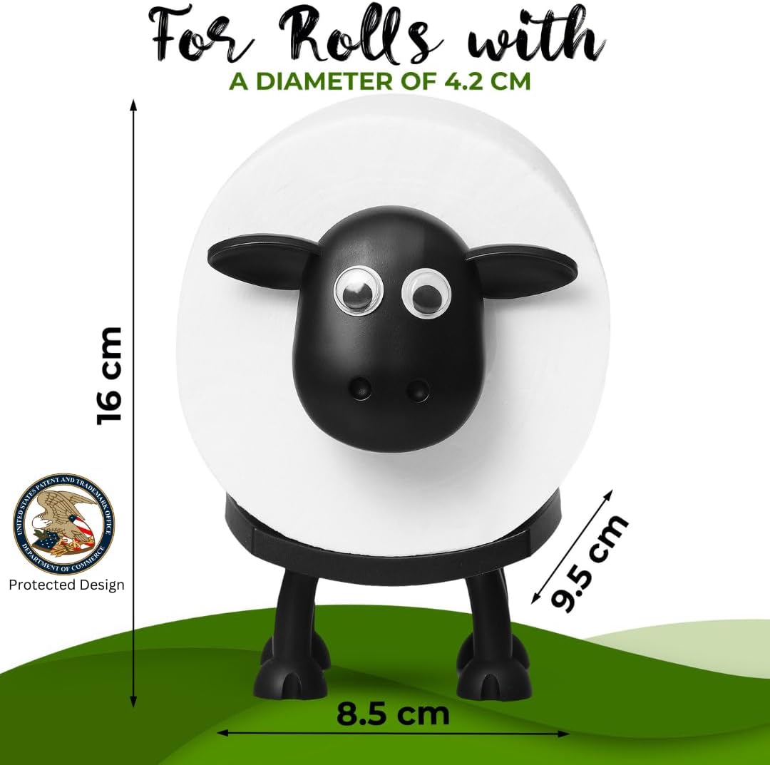1+1 GRATIS | Baahluxe™ Toiletrolhouder voor Schapen!