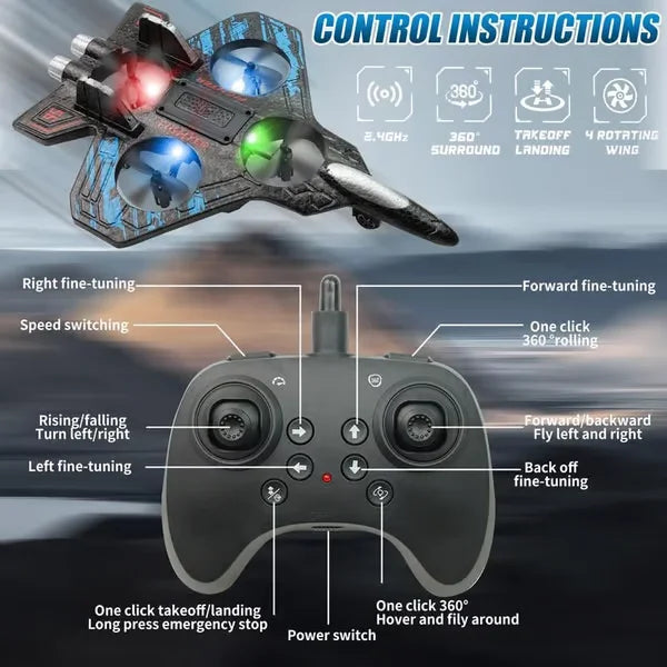 SkyRider™ - RC-vliegtuig met afstandsbediening