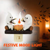 Spooklight™ - Schattig Spooknachtlampje met Flikkerend Kampvuureffect