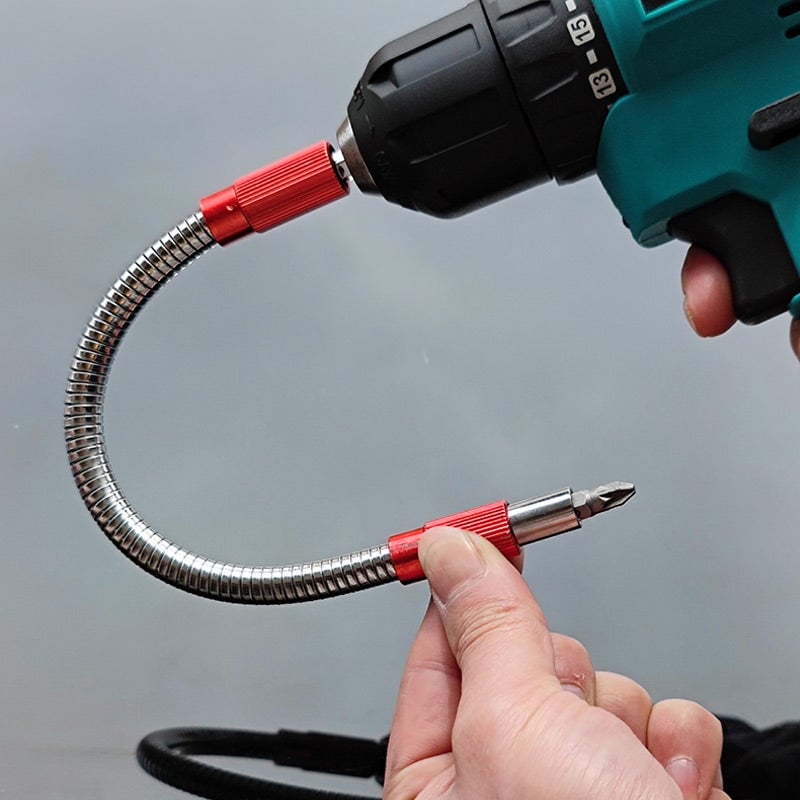 1+1 Gratis | FlexiBit™ Zeskantas Welle Metaal Flex Universele Uitbreidings Bit Houder