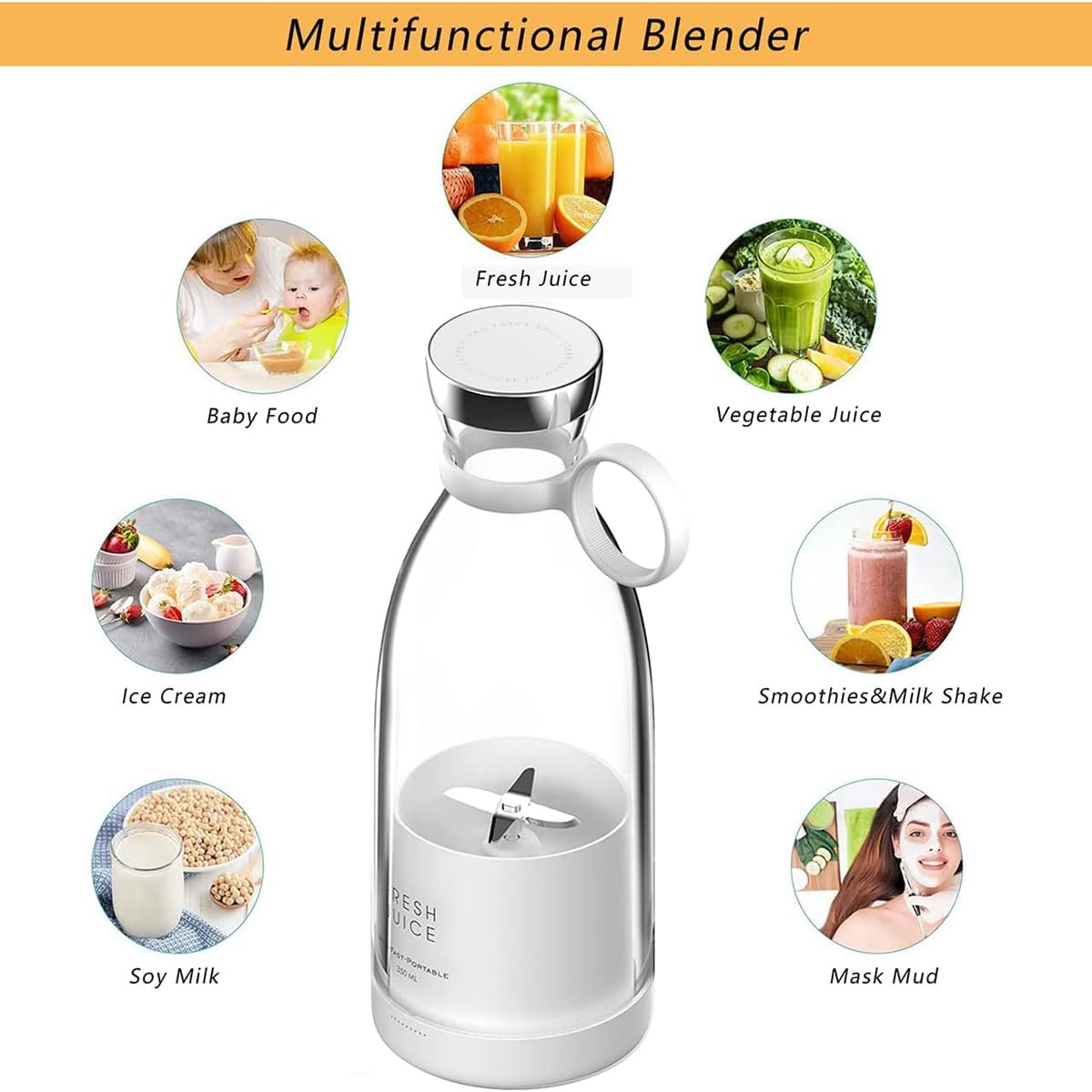 NutriBot™ - Mixer Op Batterijen Voor Vitale Drankjes