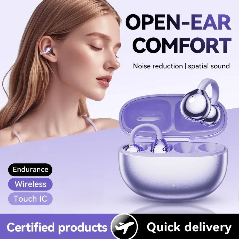 ClipTunes™ - Draadloos Geluid, Stijlvol En Comfortabel!