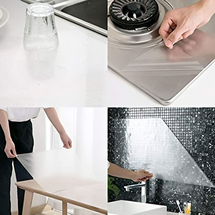 SpotGuard™ – Transparante, Olie-afstotende Muursticker Voor De Keuken