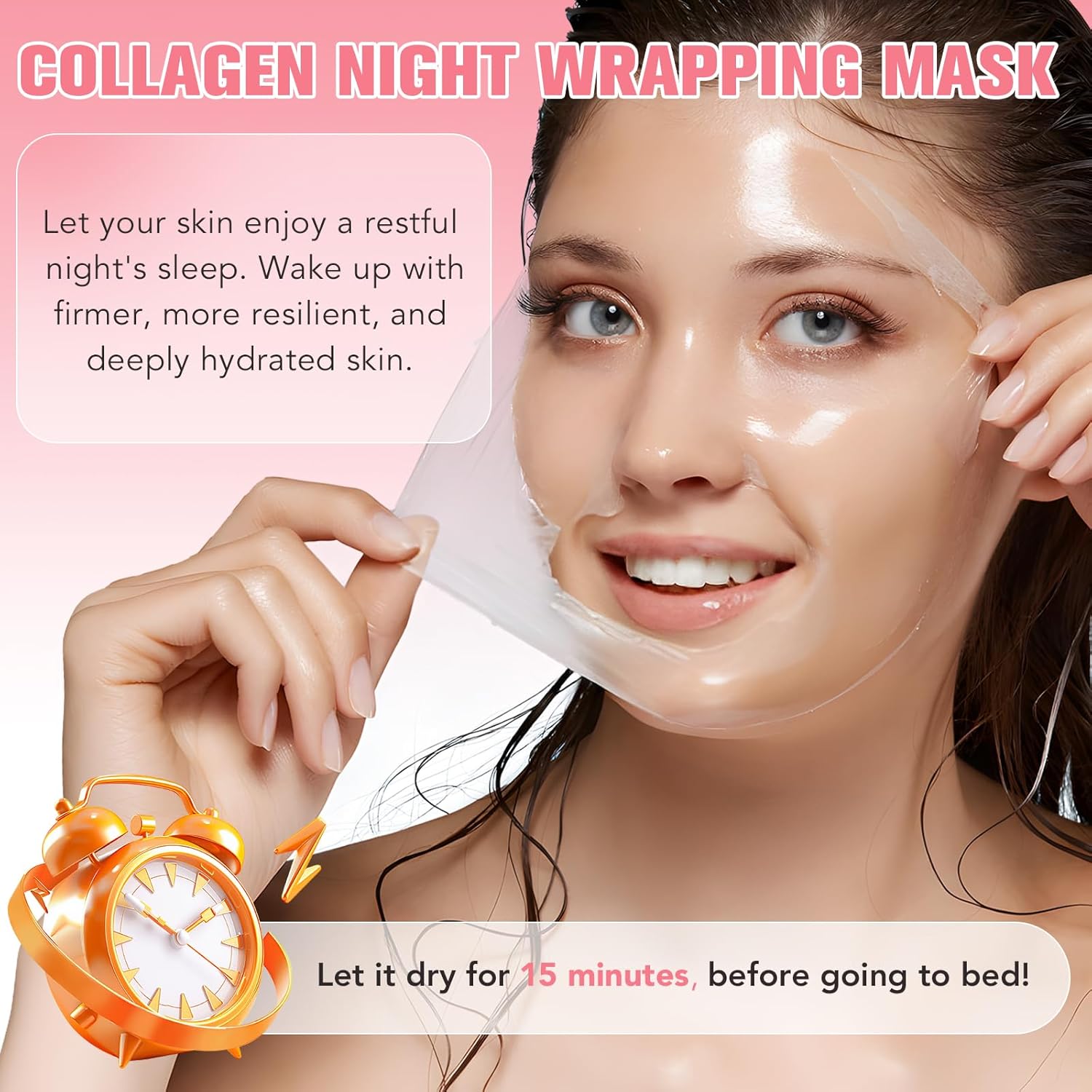 1+1 GRATIS | RevitaMask™ Collageenbooster Voor Een Stevige, Jeugdige Huid Gedurende De Nacht!