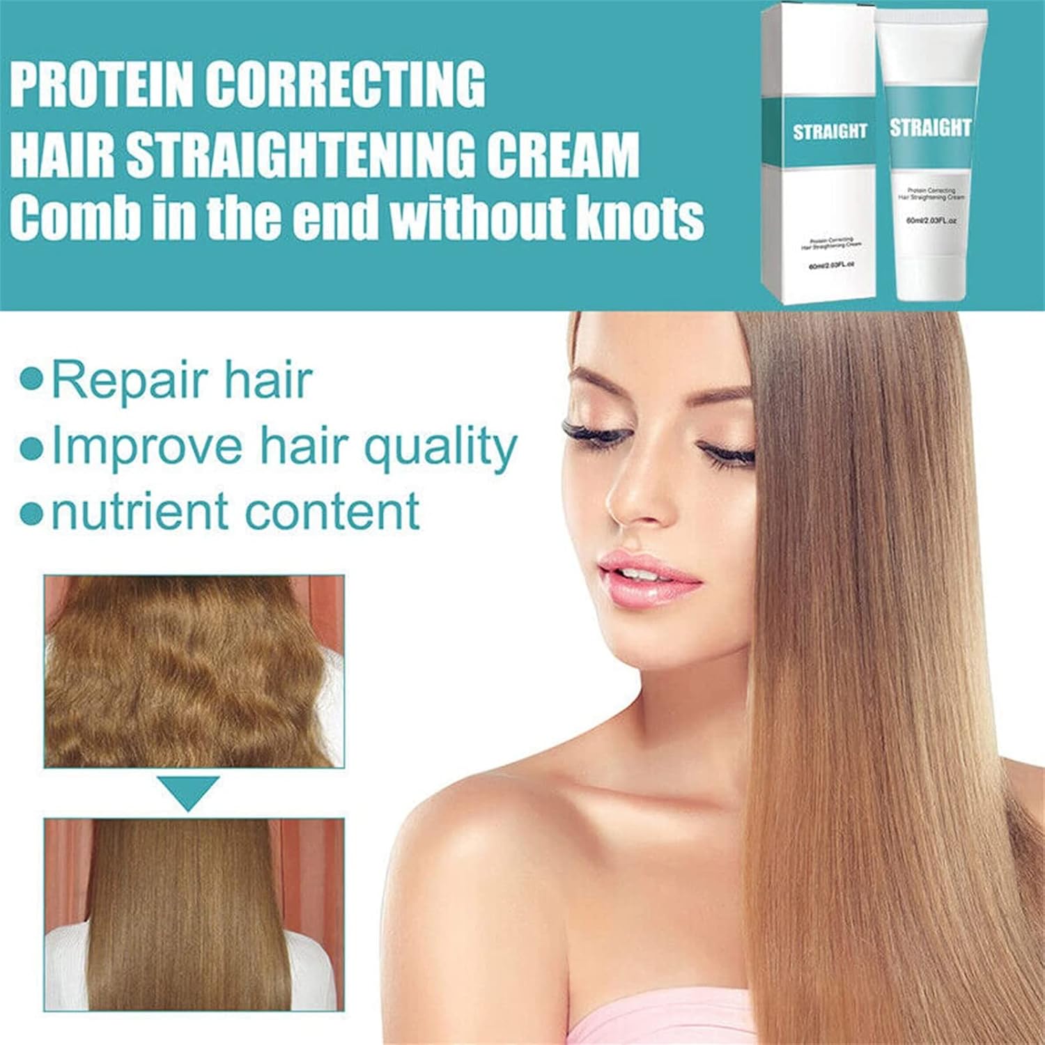 1+1 GRATIS | KeraSmooth™ Glad, glanzend en mooi haar in slechts enkele Minuten!