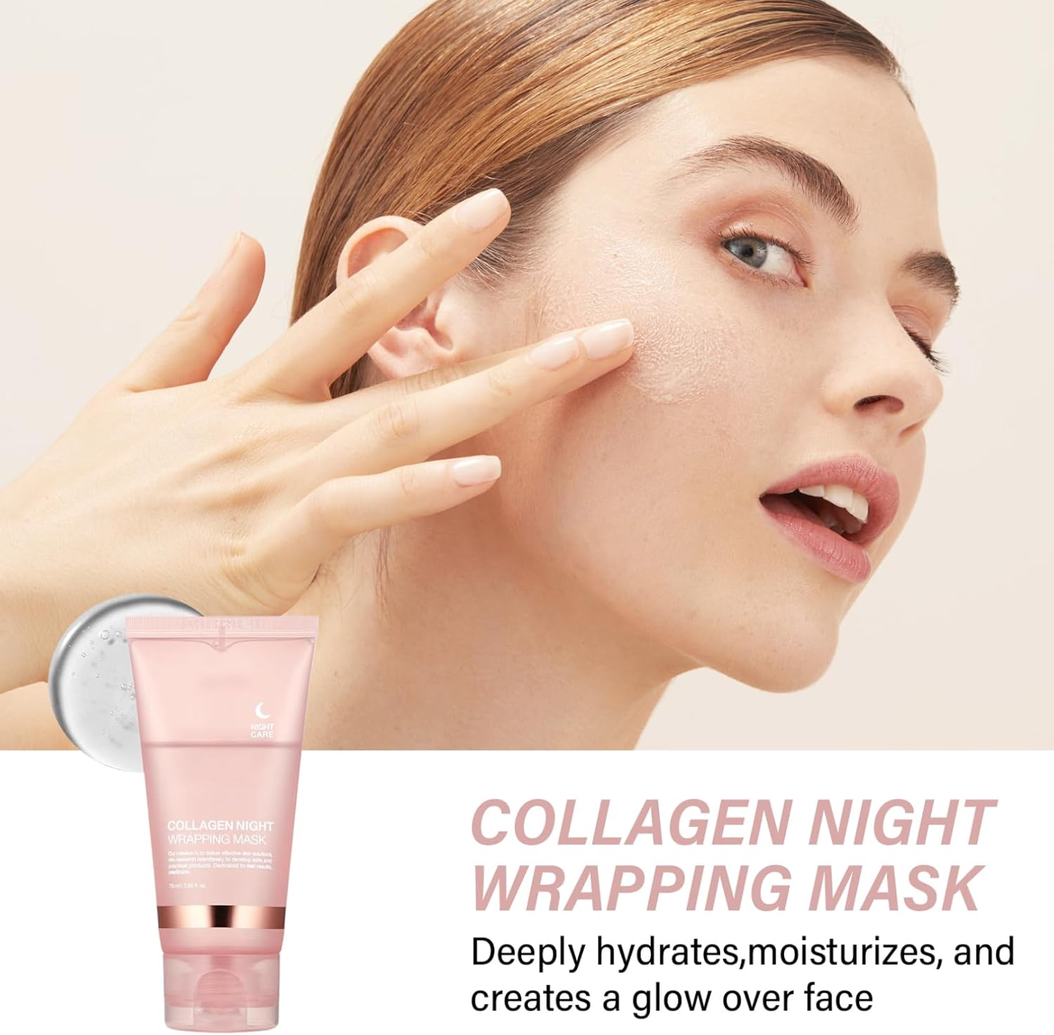 1+1 GRATIS | RevitaMask™ Collageenbooster Voor Een Stevige, Jeugdige Huid Gedurende De Nacht!