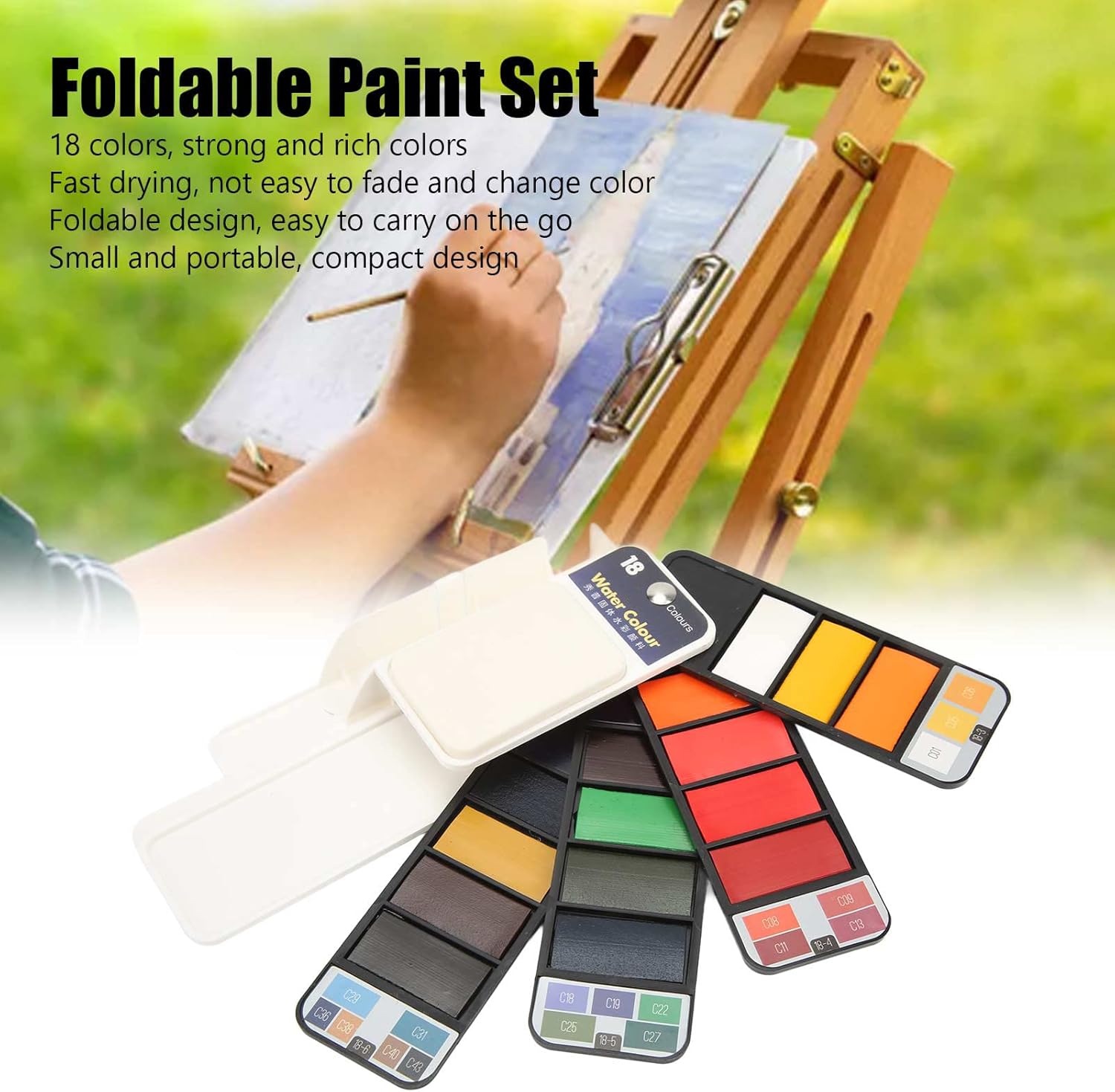 PaintMate™ – Praktische Reisset Voor Waterverf