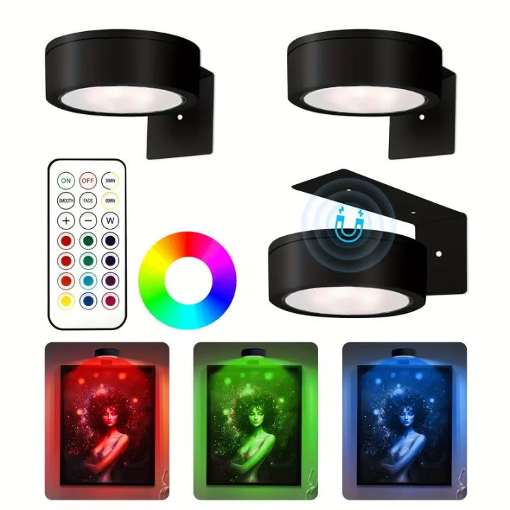 1+1 GRATIS | LumiMag™ Magnetische LED-Wandlamp voor Foto's