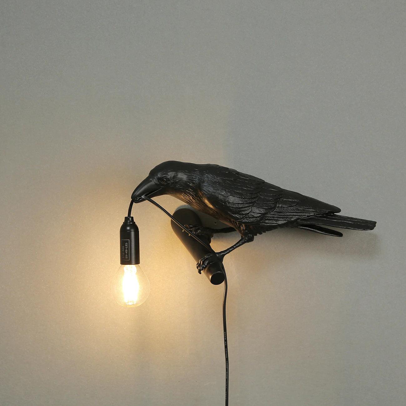 RavenGlow™ - Vogel Wandlamp