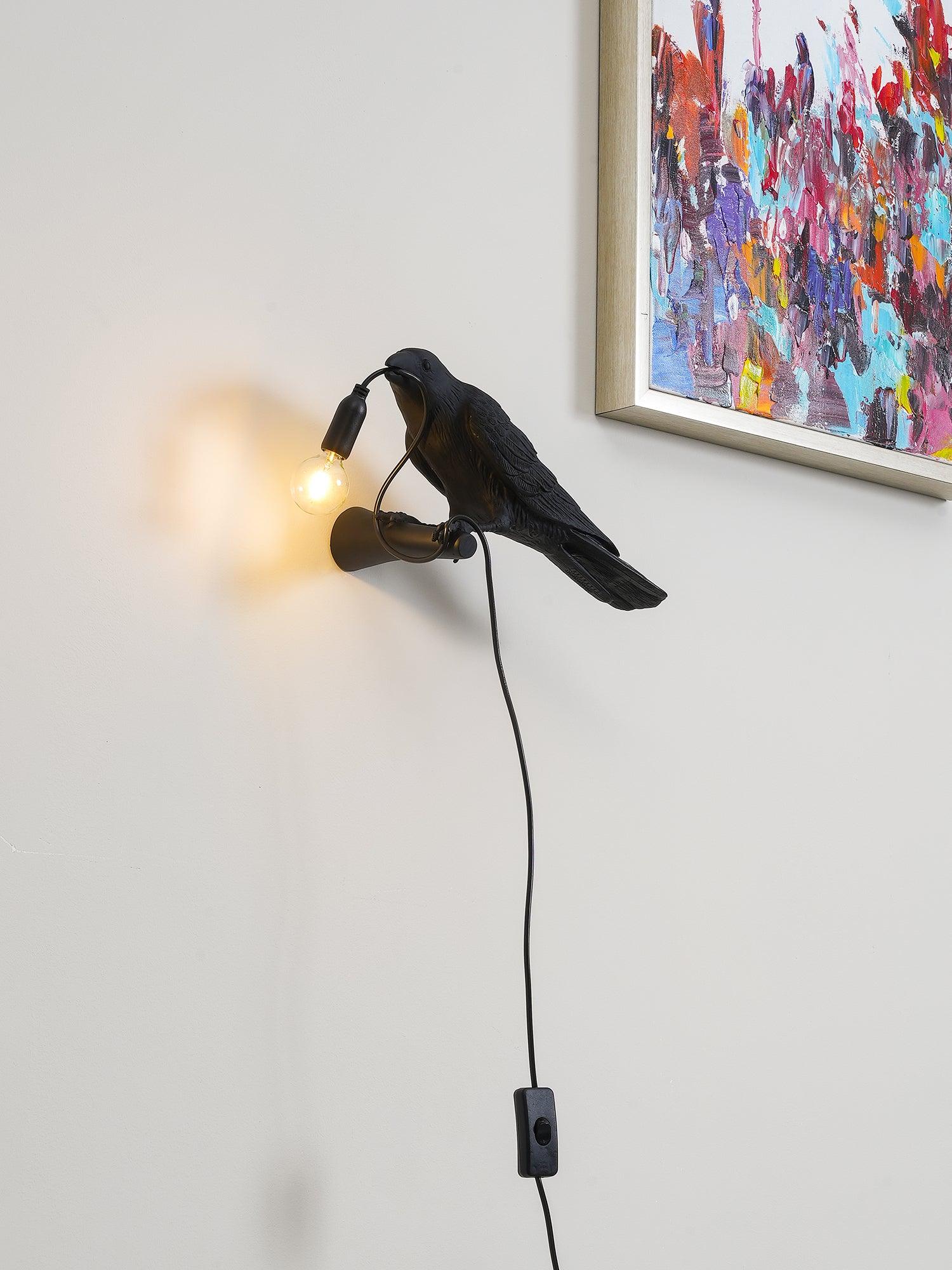 RavenGlow™ - Vogel Wandlamp
