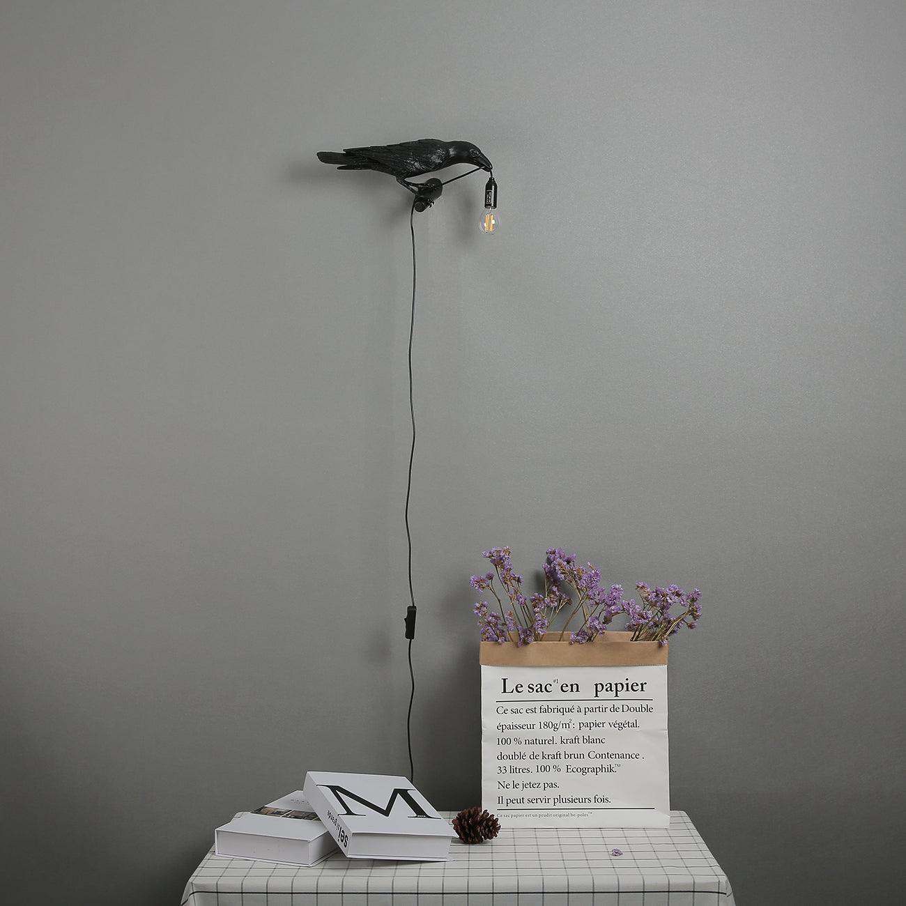 RavenGlow™ - Vogel Wandlamp