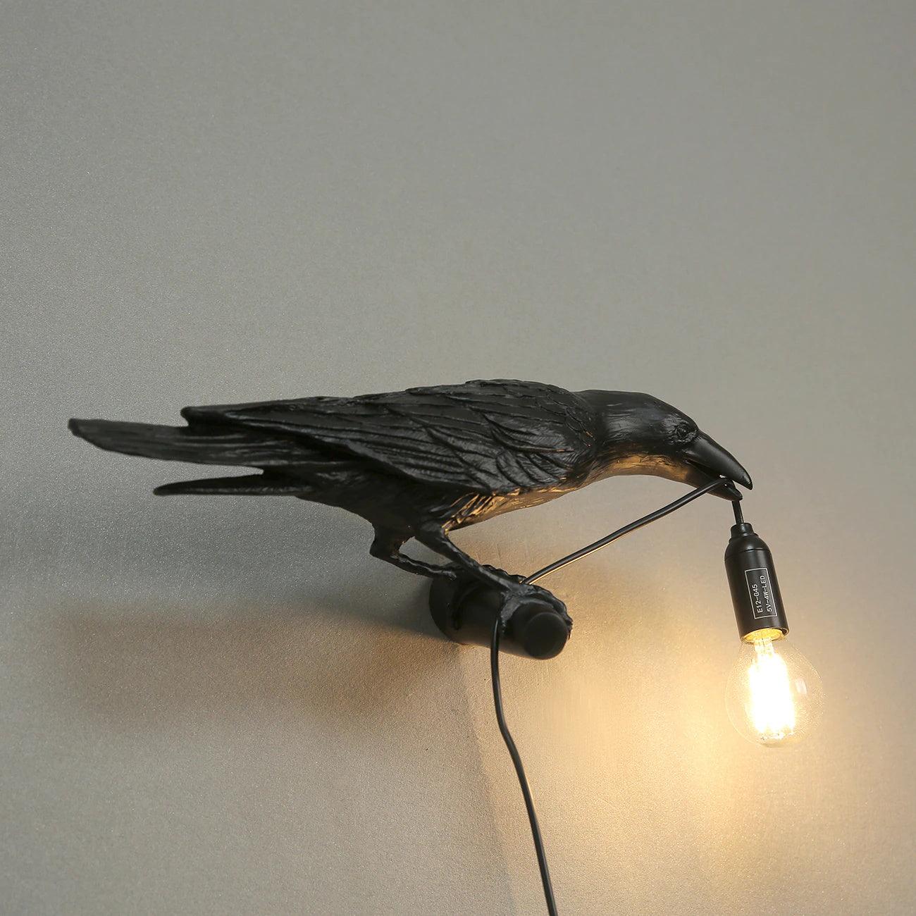 RavenGlow™ - Vogel Wandlamp