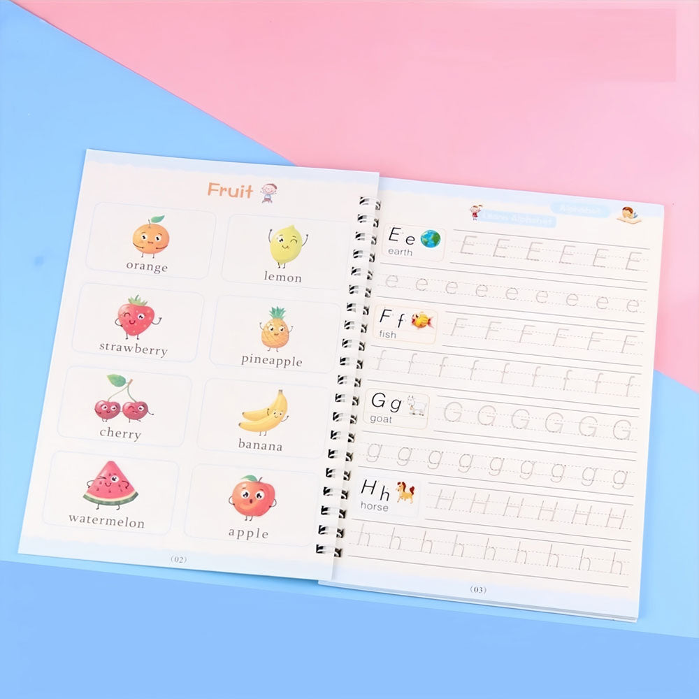 MagicBook™ - Snelle Vooruitgang in Handschrift en Wiskunde!
