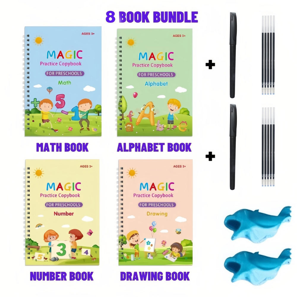 MagicBook™ - Snelle Vooruitgang in Handschrift en Wiskunde!