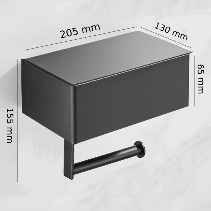 Rolluxe™ – 2-in-1 toiletrolhouder met plank en opbergdoos