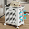 RollFold™ - De Opvouwbare Wasmand Met Wielen Voor Moeiteloos Transport!