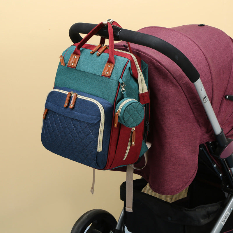 BedBag™ - De 2-in-1 Luiertas Voor Stressvrije Ouders!