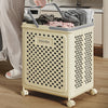 RollFold™ - De Opvouwbare Wasmand Met Wielen Voor Moeiteloos Transport!