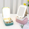 GlamBox™ - LED Driekleurige Verstelbare Make-up Spiegelcase