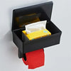 Rolluxe™ – 2-in-1 toiletrolhouder met plank en opbergdoos