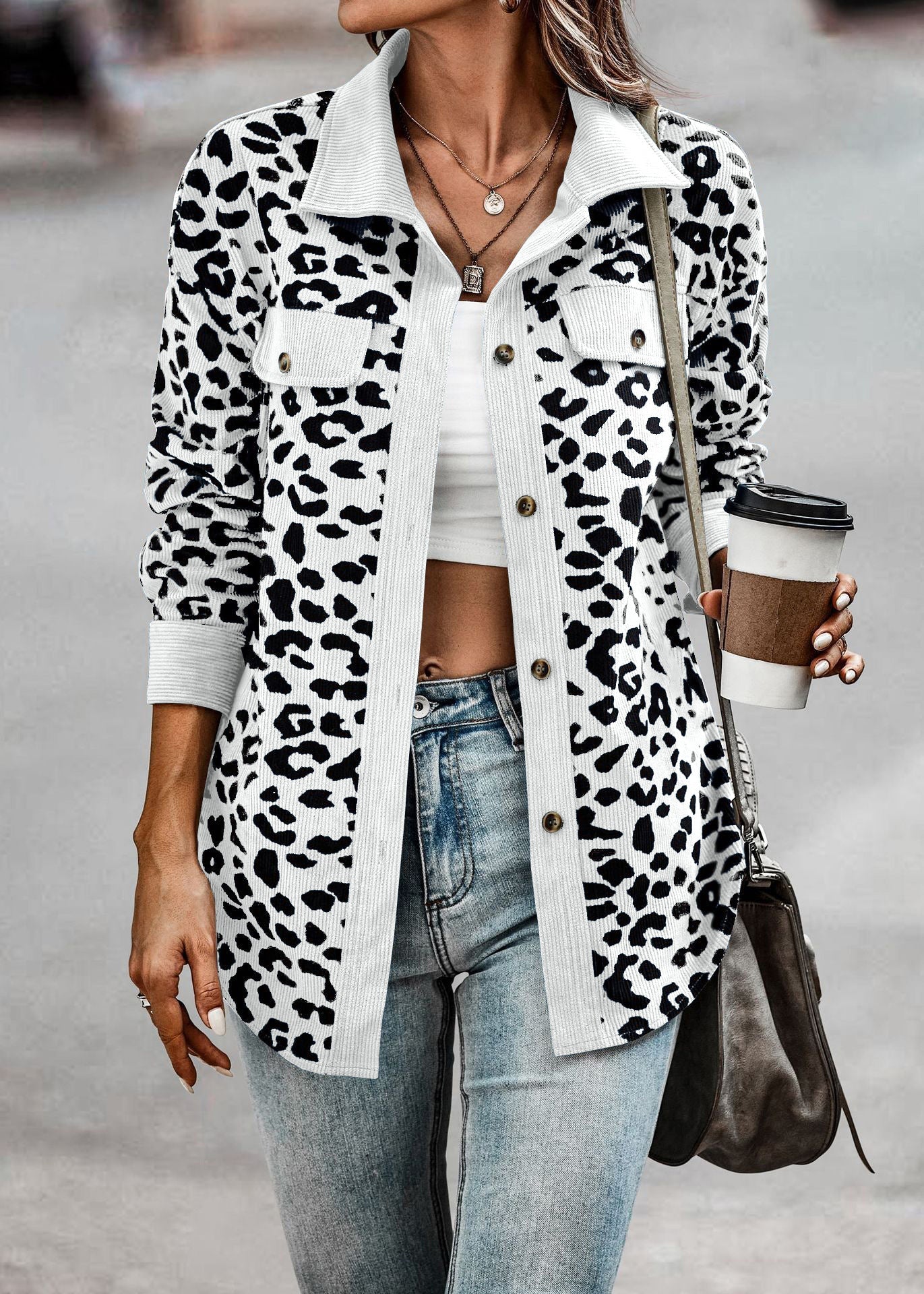 Olivia™ - Jungle Chic Luipaard Jasje