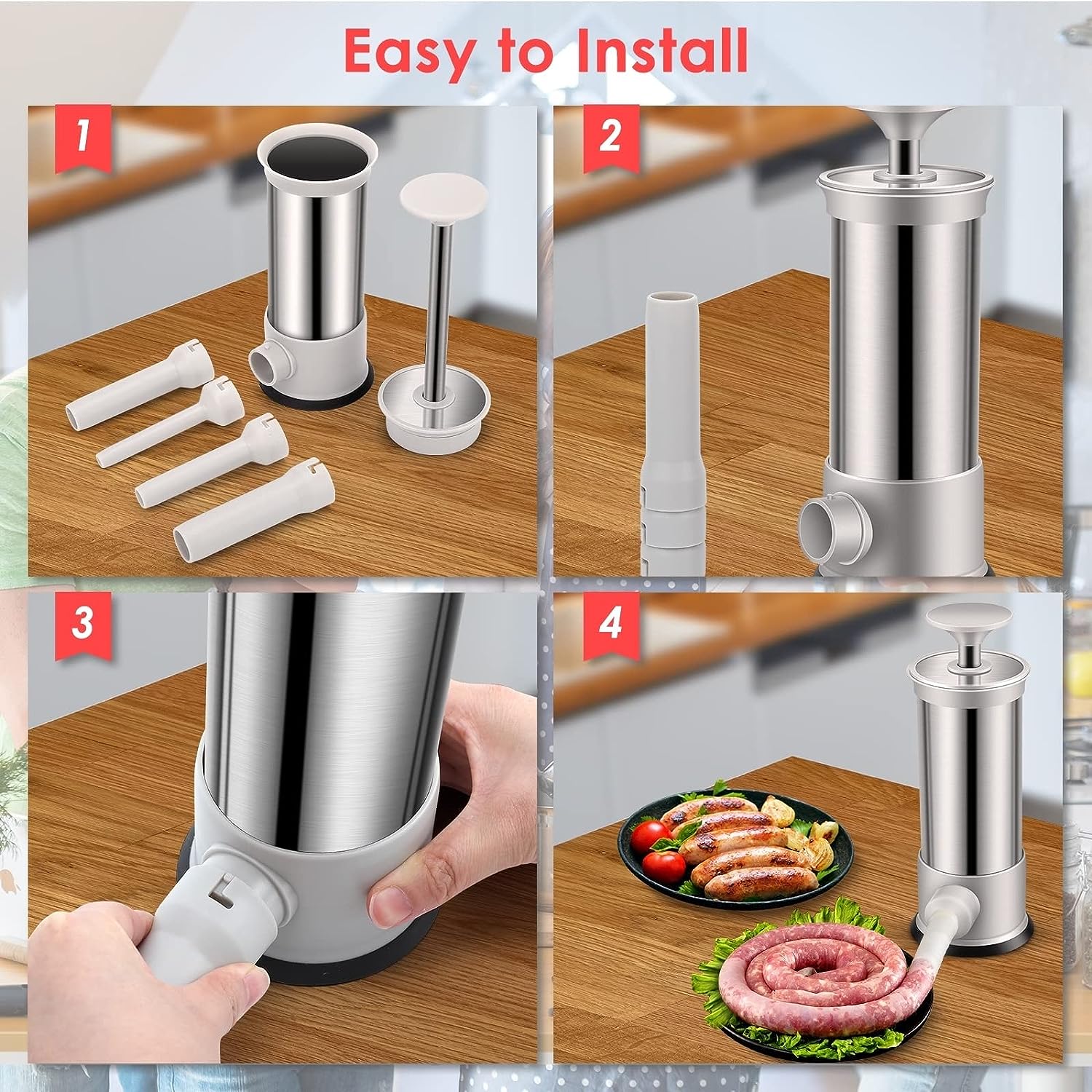 SausiCraft™ - Maak perfecte worstjes met gemak!