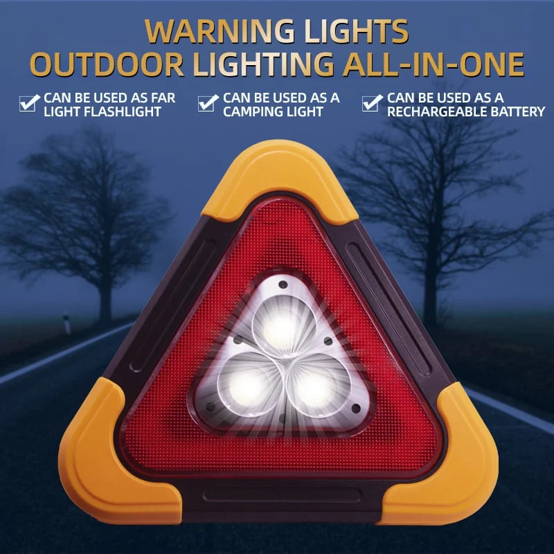AlertBeam™ - 2-IN-1 Driehoekig Noodwaarschuwingslicht