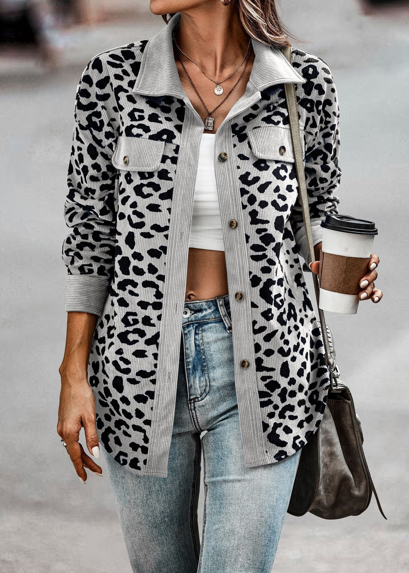 Olivia™ - Jungle Chic Luipaard Jasje