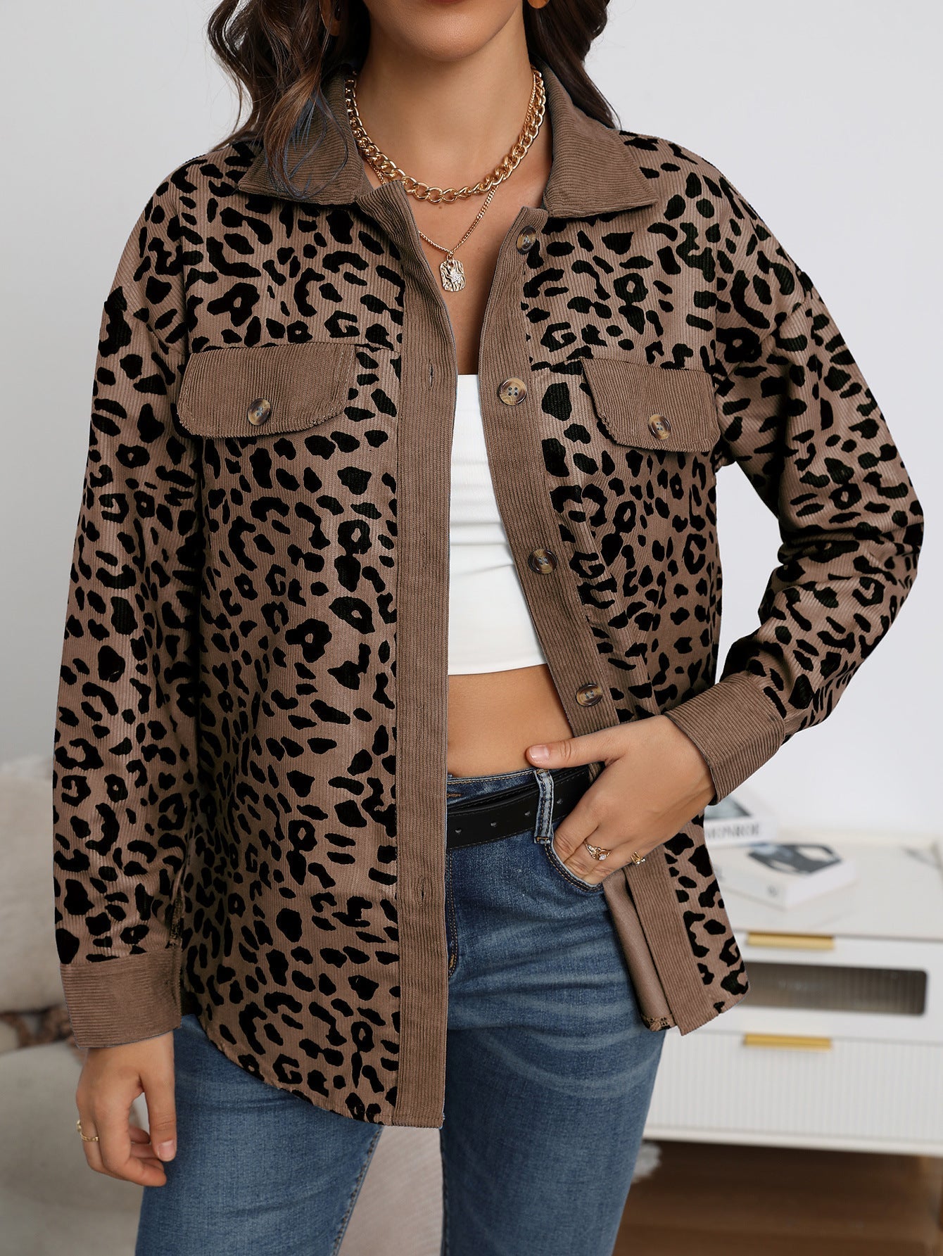 Olivia™ - Jungle Chic Luipaard Jasje