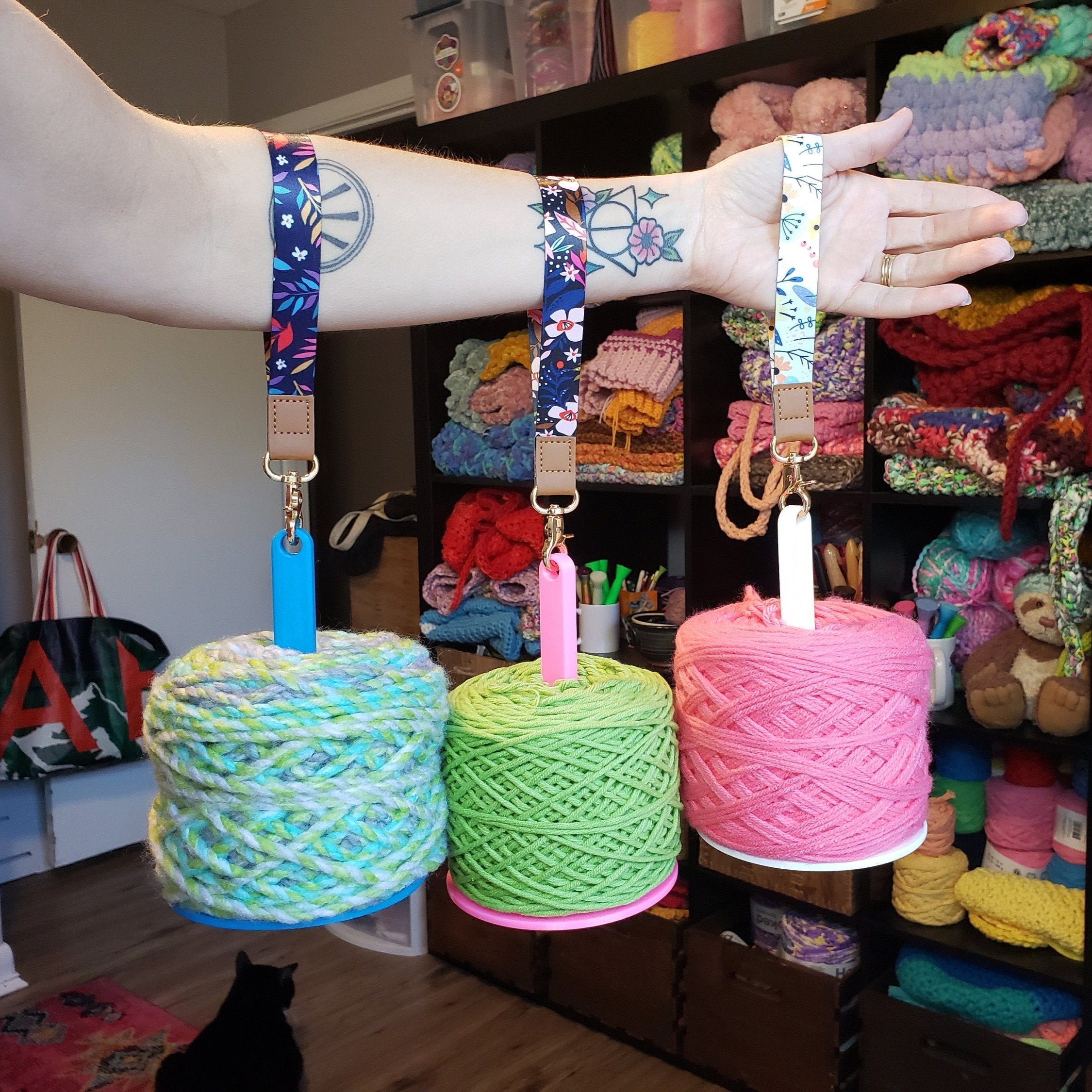 YarnMate™ - Draagbare Handgelenk-Wolhouder