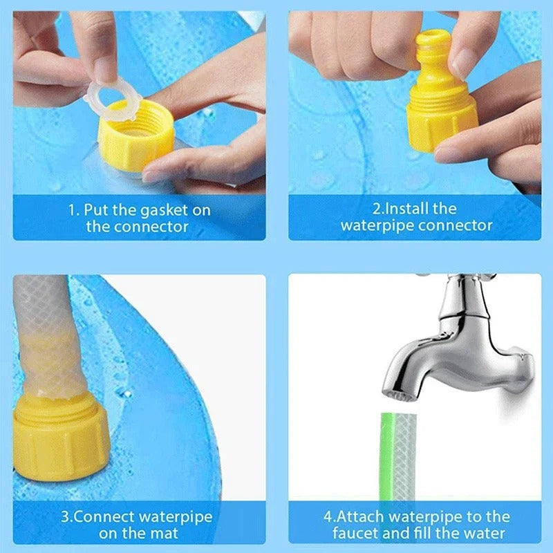 PawSplash™ - Opblaasbare Waterligkussen