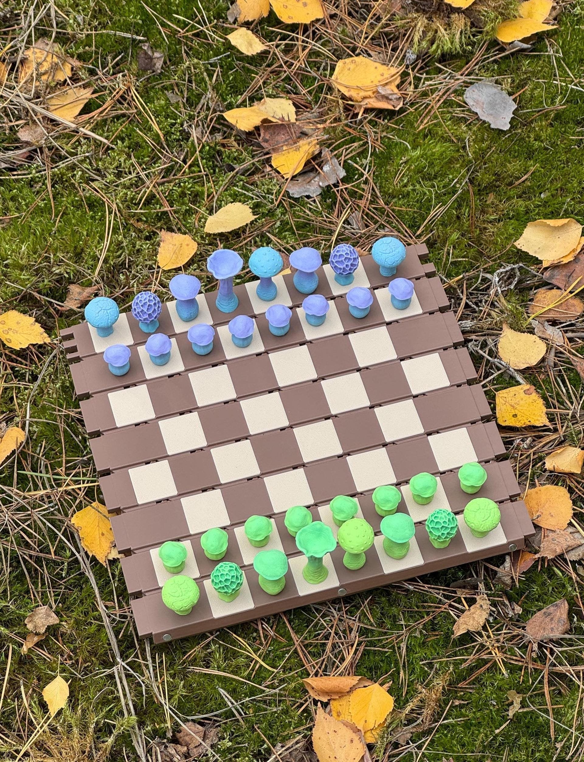 FairyChess™ - Magnetische Boschampignons Schaken