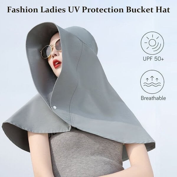 SunGuard™ - Modieus Dames Bucket Hat met UV-bescherming