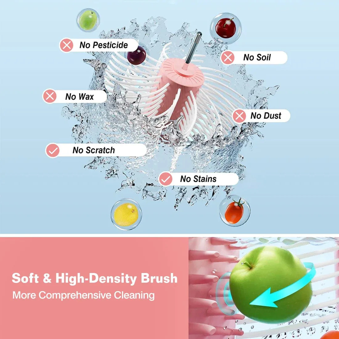 SpinWash™ - Vers fruit en groenten binnen handbereik!