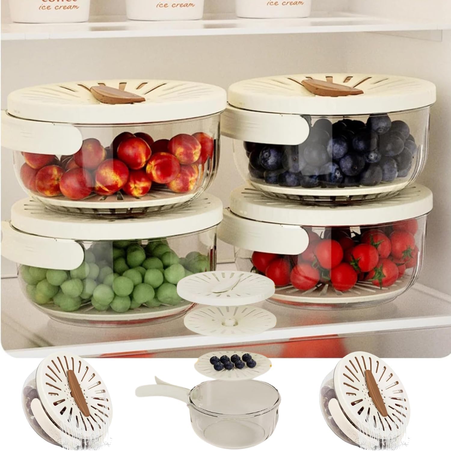 FruitWash™ - 2-in-1 Afdruip- en Opbergmand