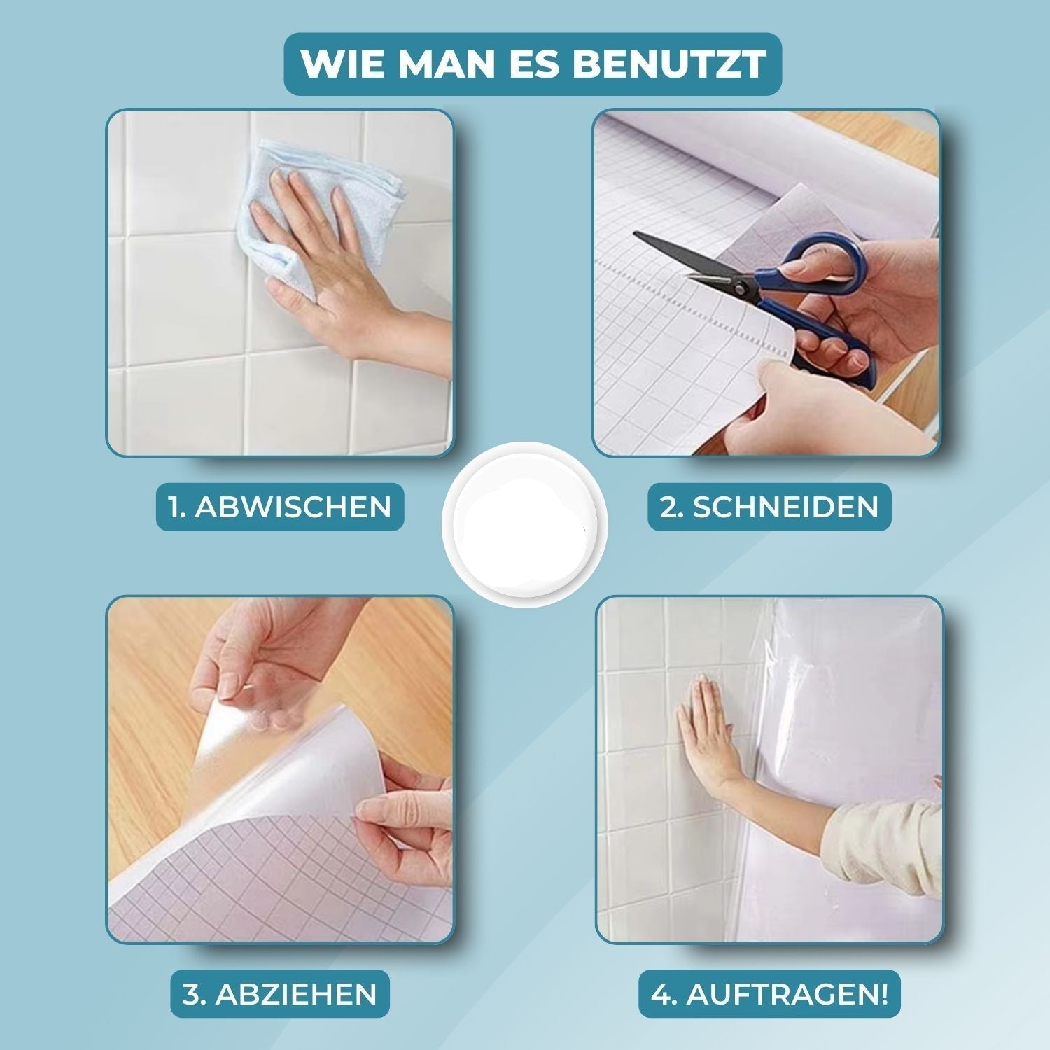 SpotGuard™ – Transparante, Olie-afstotende Muursticker Voor De Keuken